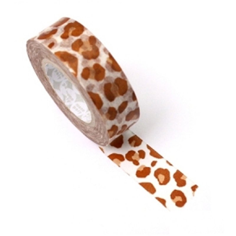Dessin x Monopoly-Masking tap纸胶带(10mm )-豹纹(驼色),MPL25296 - 纸胶带 - 纸 咖啡色