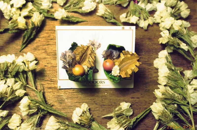 ⋒顽固な草堆⋒ 耳环(单) - 耳环/耳夹 - 植物．花 多色