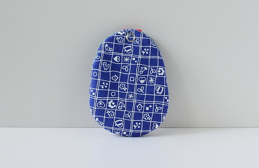 鸡蛋匙包。KeyCozy。童画(篮) - 钥匙链/钥匙包 - 其他材质 蓝色