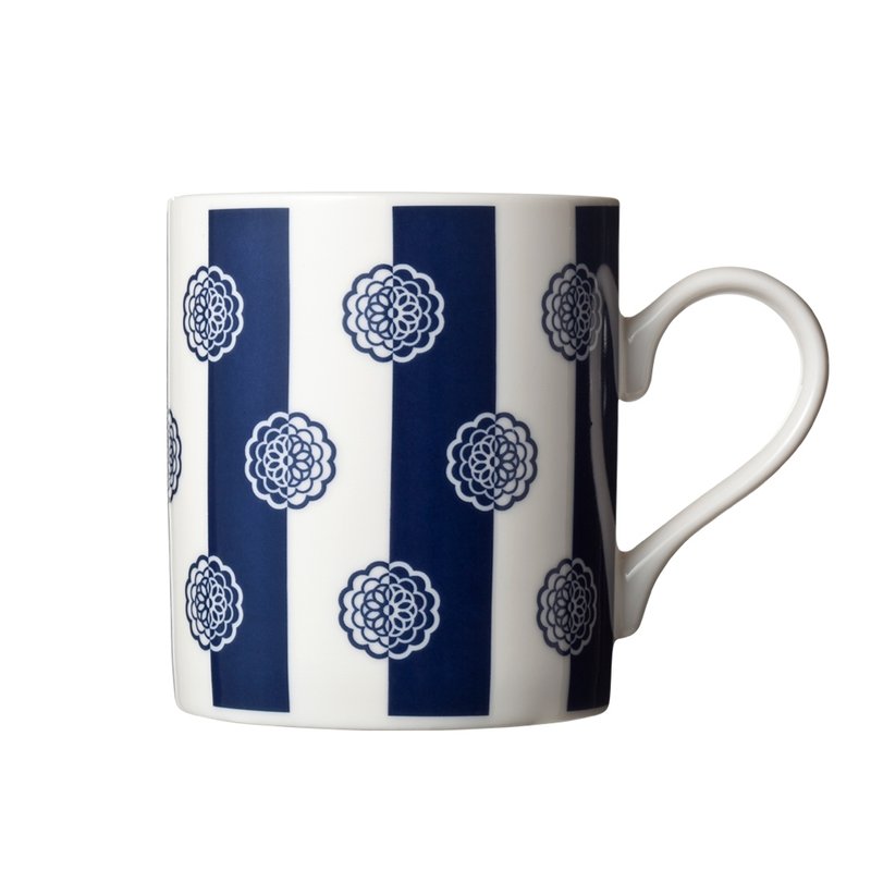 玩美文创  Formosa 牡丹马克杯 - 咖啡杯/马克杯 - 瓷 蓝色