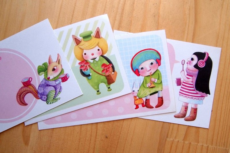 《奇幻旅程》memo贴纸7张-B款 - 贴纸 - 纸 多色