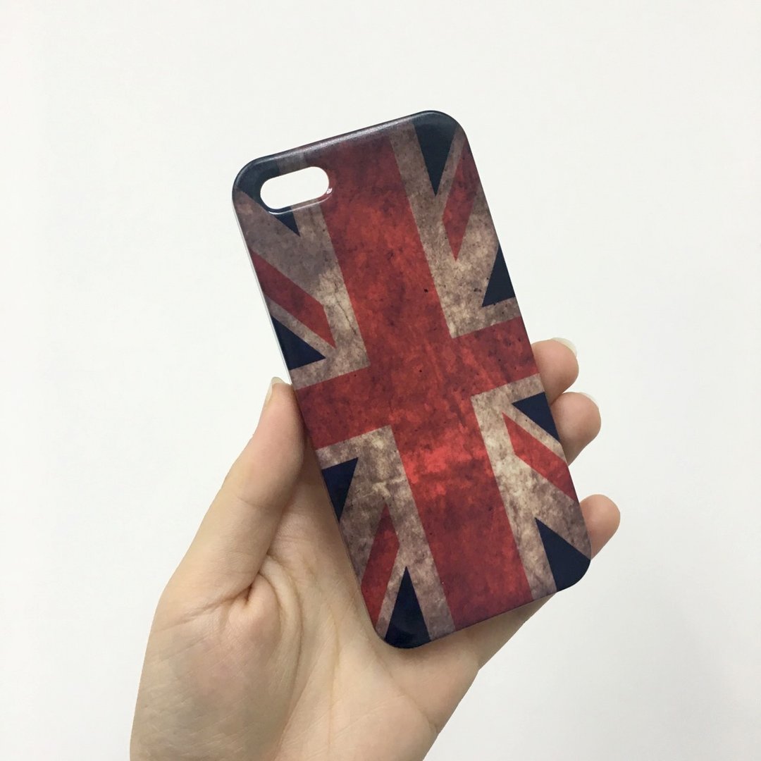 怀旧国旗图案 - iPhone 手机壳, Samsung Galaxy 手机套 Samsung Galaxy Note 电话壳 - 其他 - 塑料 