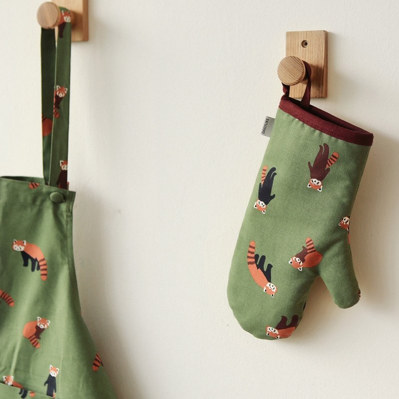 Dailylike 烘培隔热手套-02 小浣熊,E2D35710 - 厨房用具 - 其他材质 绿色