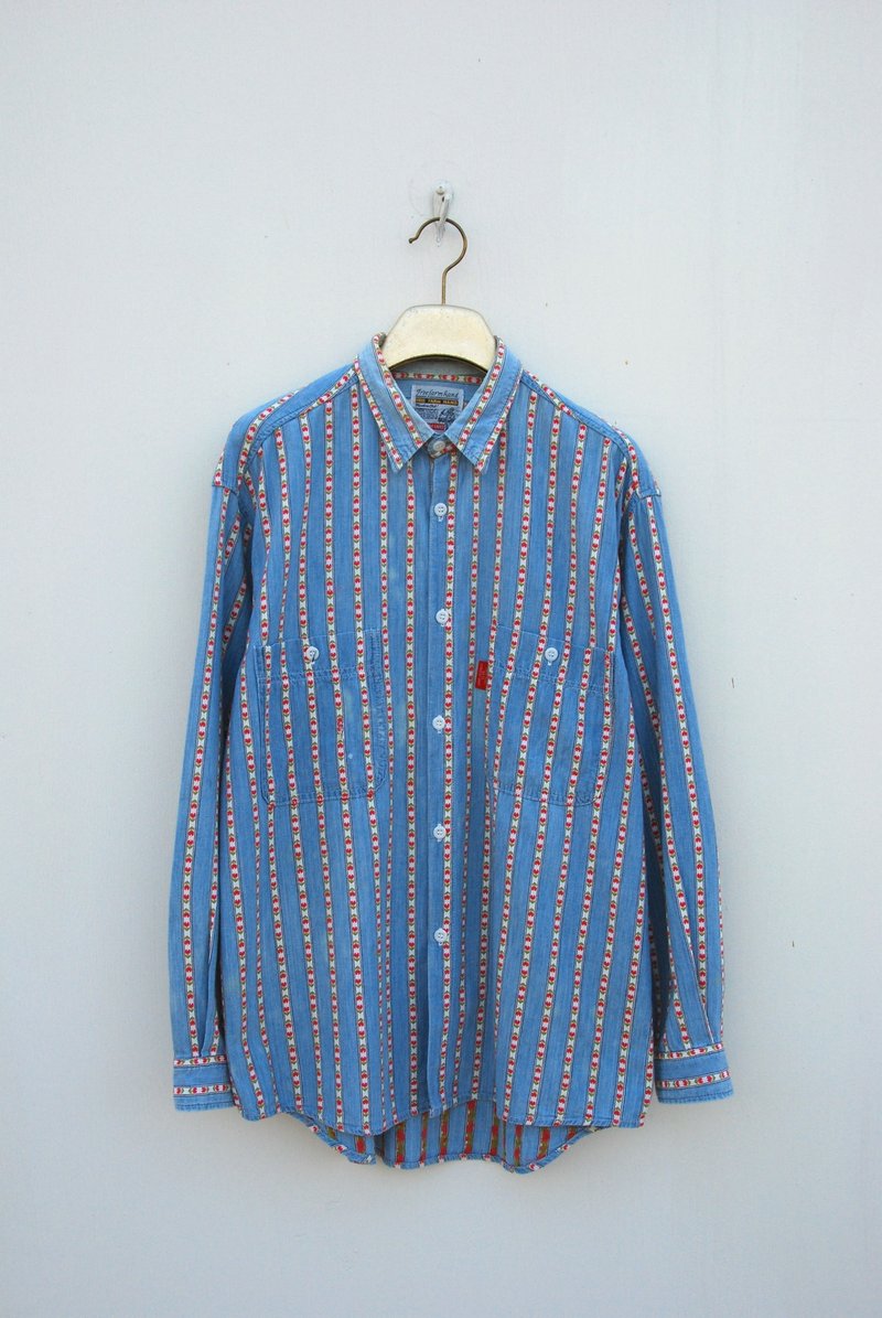 古着小花衬衫 - 女装衬衫 - 其他材质 