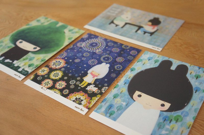 透明风景明信片-Ｂ - 卡片/明信片 - 纸 