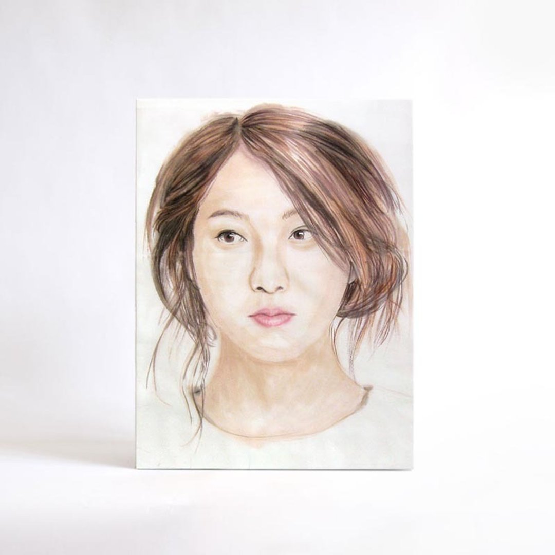 订制手绘彩墨画像 不含框 30x40cm - 订制画像 - 纸 多色