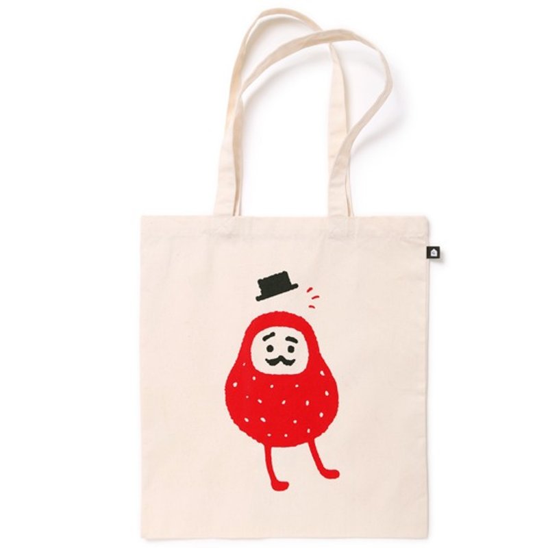 不倒不倒！厚实款大双耳提袋 - 侧背包/斜挎包 - 其他材质 红色