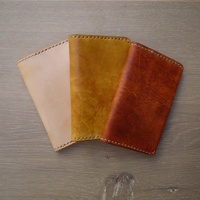 亥卡 HIKER / 手制革物_意大利植鞣革_双开名片夹 - 名片夹/名片盒 - 真皮 多色