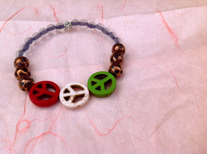 手环∞镂空宇宙下的和平 - 手链/手环 - 其他材质 多色