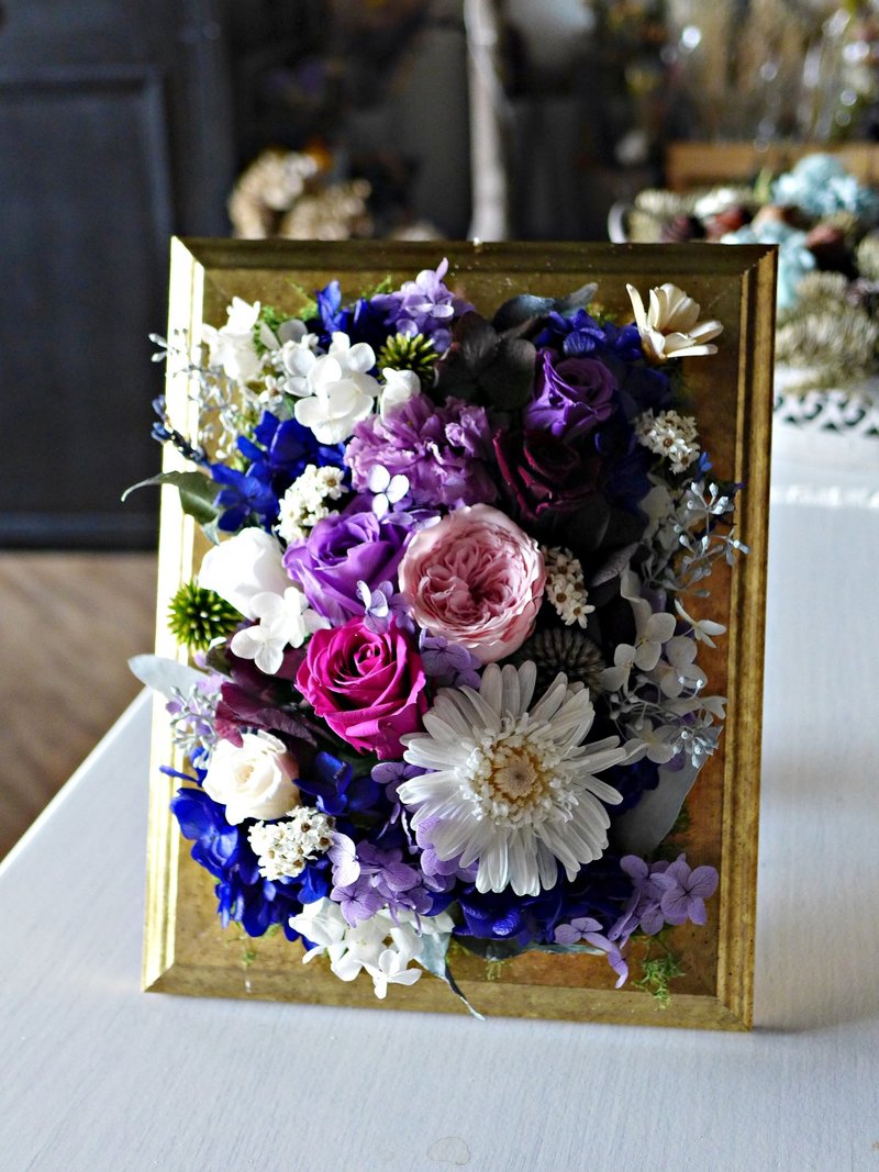 不凋花相框摆饰 - 植栽/盆栽 - 植物．花 