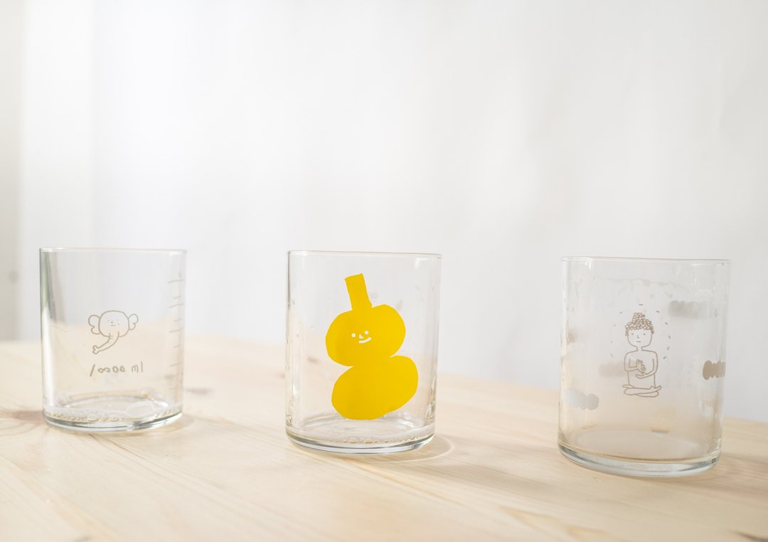 鹿皮做的玻璃杯-三杯组！ - 茶具/茶杯 - 纸 白色
