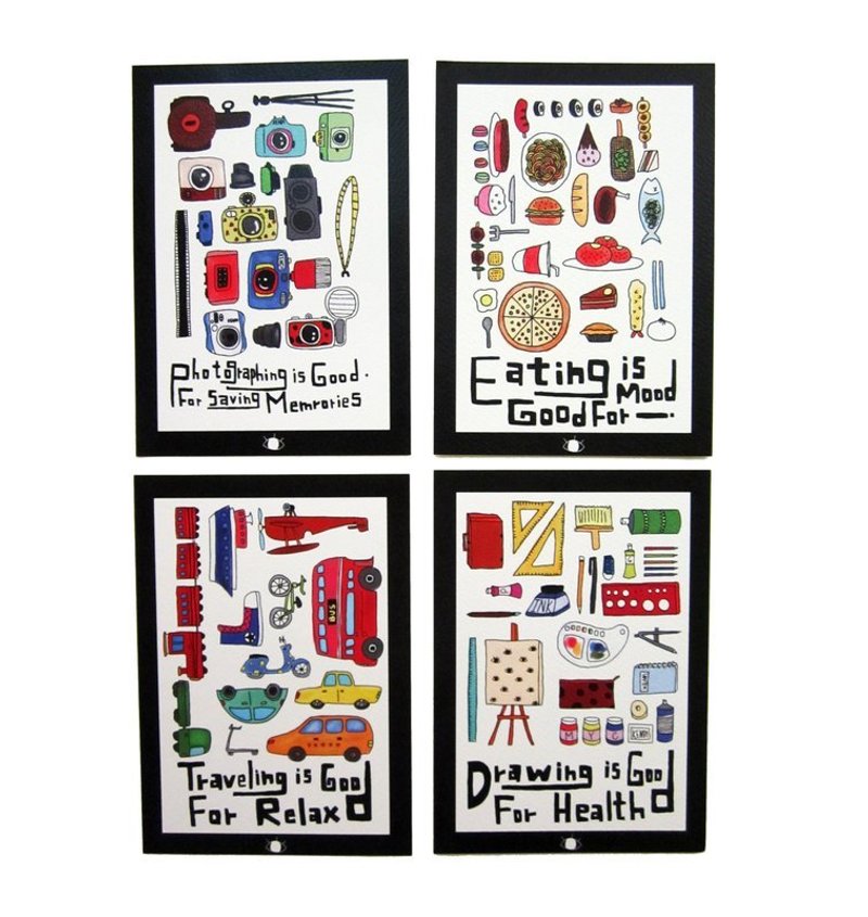 有益系列明信片(全套) - 卡片/明信片 - 纸 多色