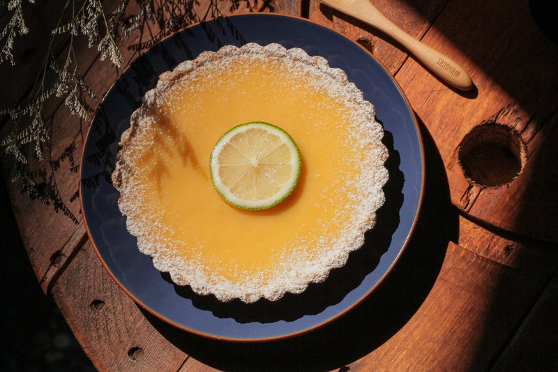 香水柠檬塔 - 咸派/甜派 - 新鲜食材 黄色