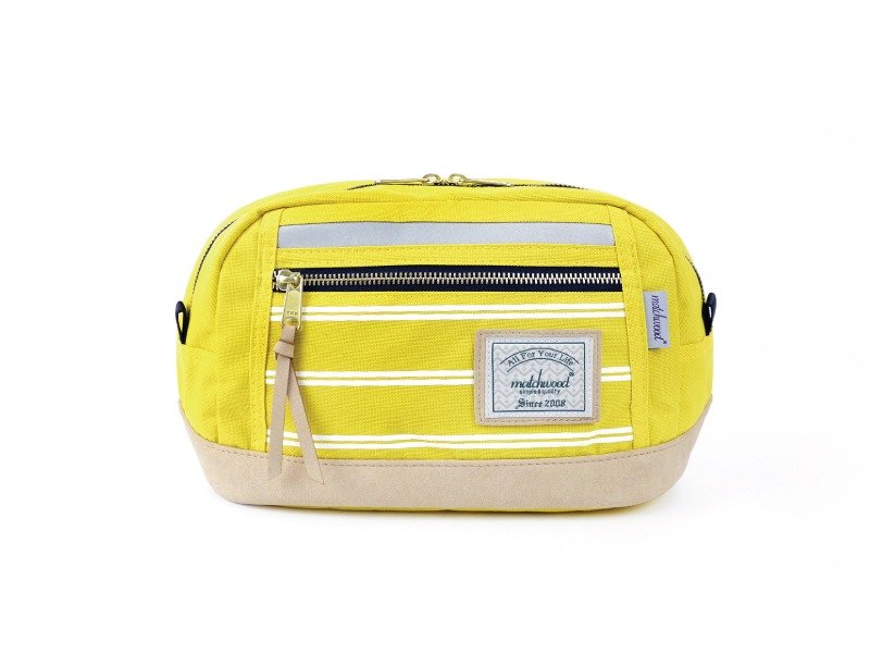 火柴木设计 Matchwood Density 腰包 侧背包 斜背包 胸前包 条纹黄色款 Density 3M Waist Bag - 侧背包/斜挎包 - 防水材质 黄色