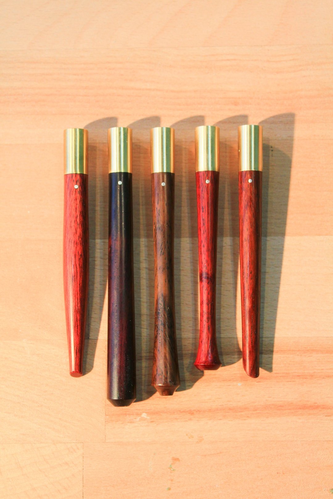 Stationery-复合笔杆-尼泊尔小叶紫檀/大叶紫檀/非洲黑檀/血檀 - 其他书写用品 - 木头 红色