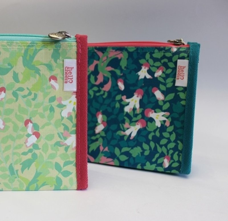 DNA小收纳袋（玉山小米草） - 化妆包/杂物包 - 塑料 绿色