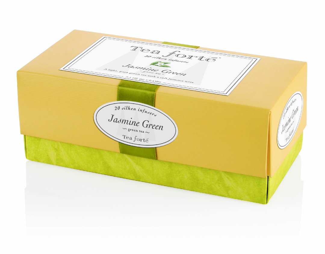 Tea Forte 蜜树香桃绿茶 Ribbon Box - Green Mango Peach - 茶 - 新鲜食材 绿色