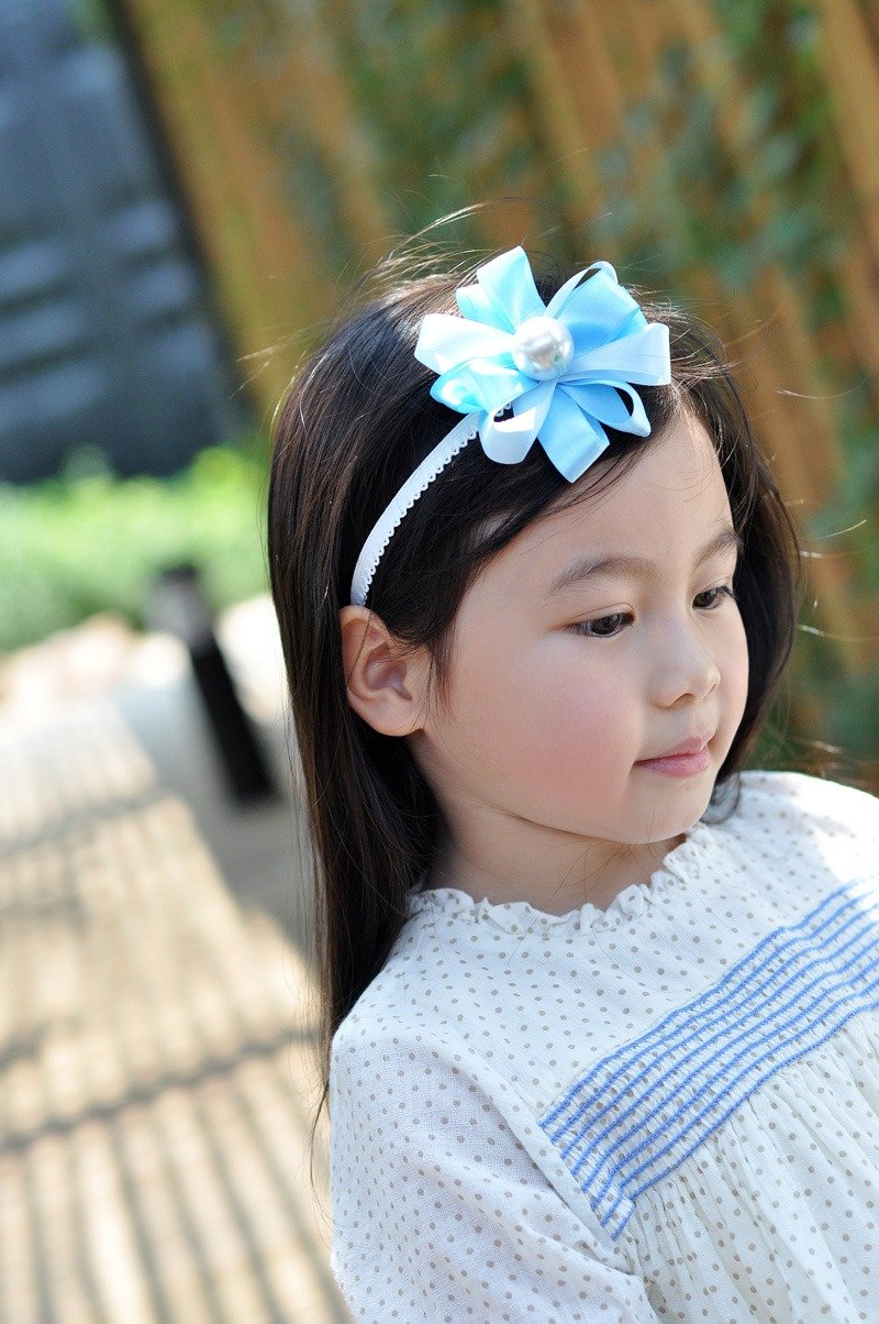 女童头饰 - 发饰 - 其他材质 蓝色