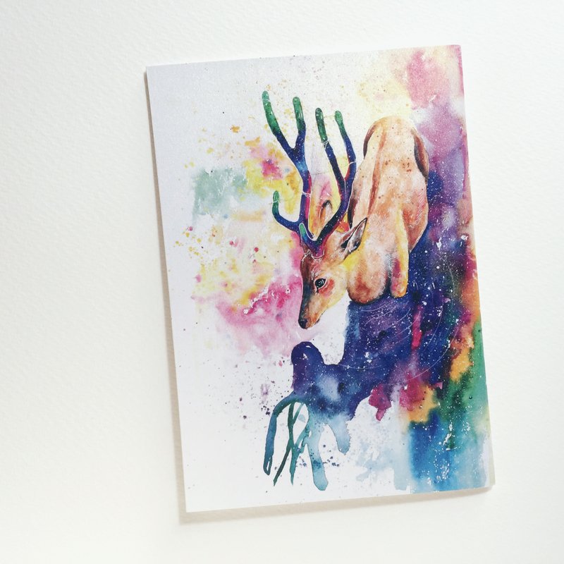 空白笔记本 NB-A5-001 鹿 - 笔记本/手帐 - 纸 蓝色