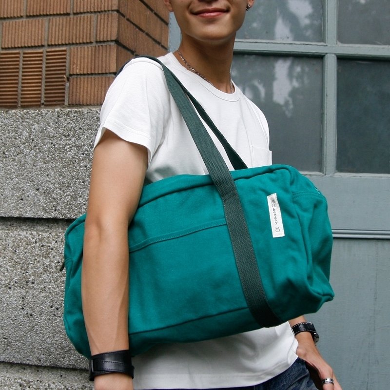 蘑菇mogu / 肩背包 / 波士顿 / 湖水绿 - 侧背包/斜挎包 - 其他材质 绿色