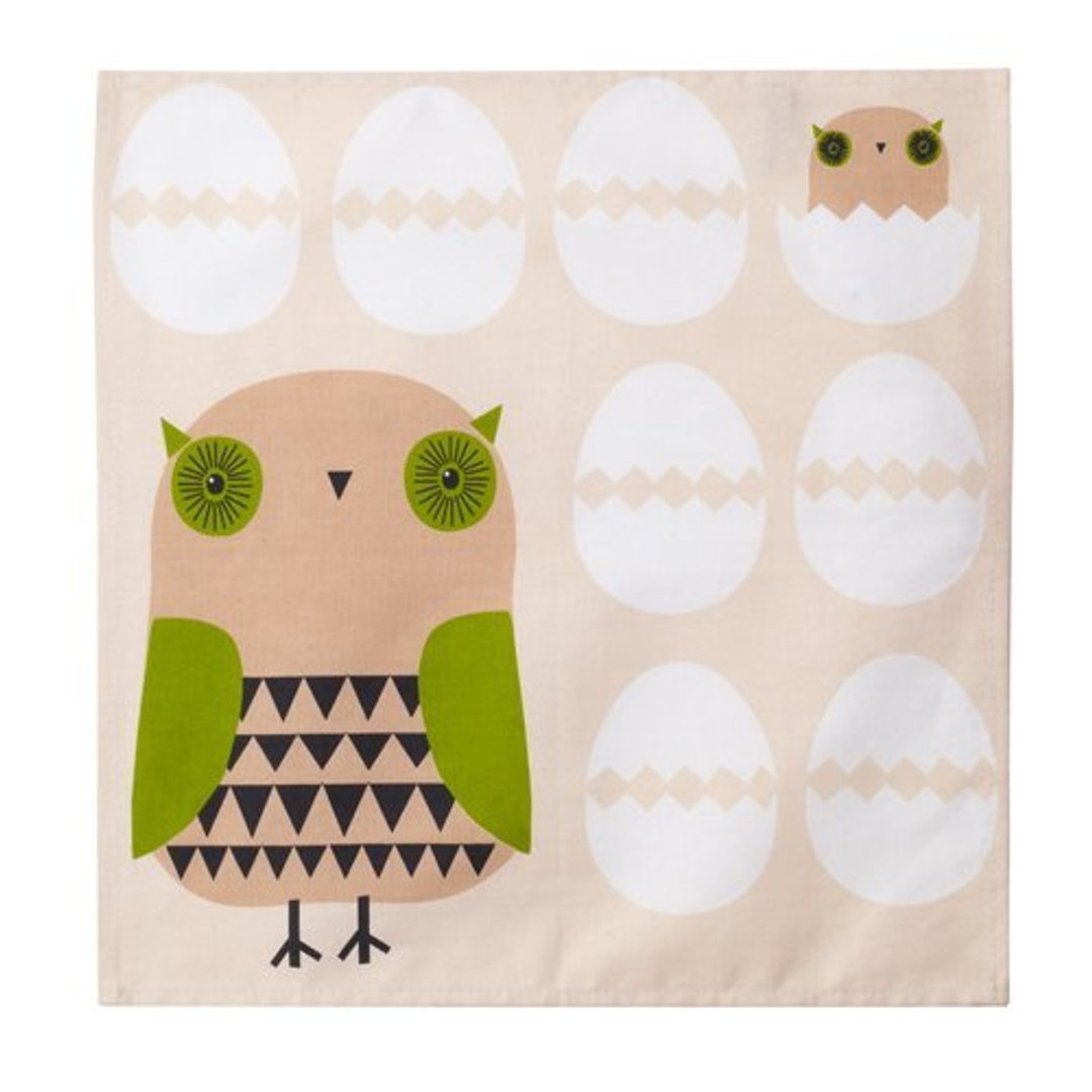 Owl Egg 彩绘茶巾 | WOOW COLLECTION - 厨房用具 - 其他材质 多色
