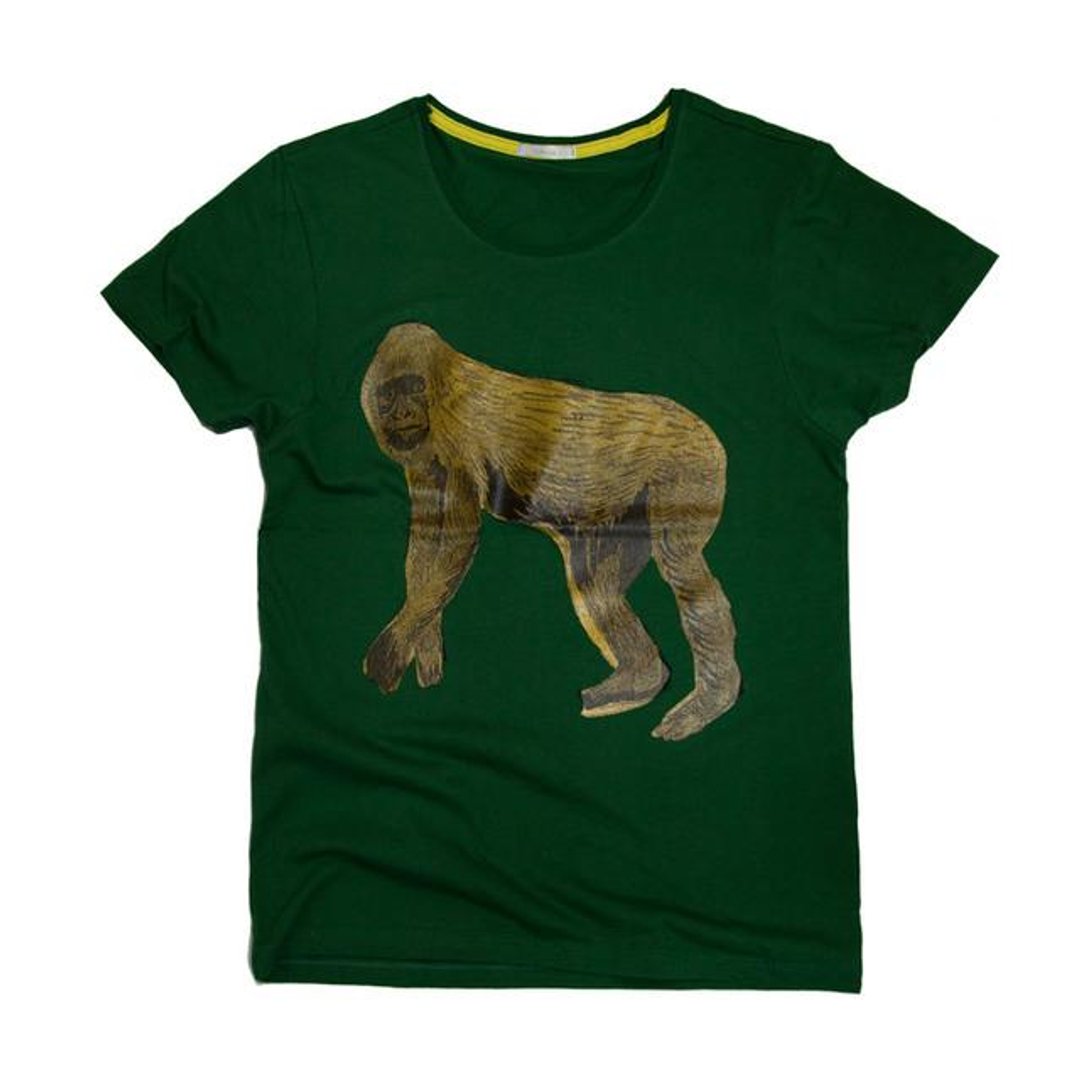 Animal Series gorilla T-shirt Tcollector - 男装上衣/T 恤 - 棉 绿色