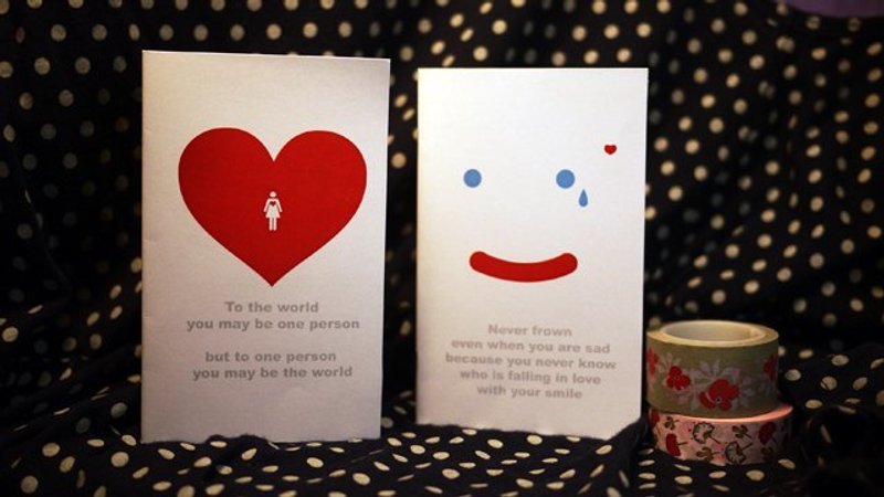 ☆° 洛可可草莓 WELKIN手创 °爱的疗伤系手工笔记 A款【不哭】 - 笔记本/手帐 - 纸 