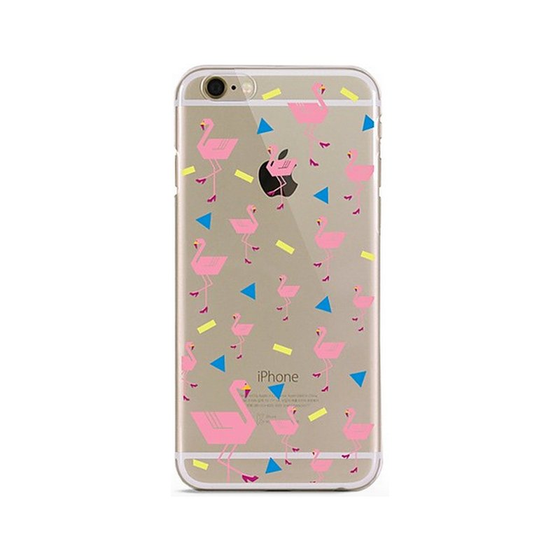 女孩寓所 :: Artshare  x iphone 6 plus 透明手机壳-粉鹭鸶 - 手机壳/手机套 - 塑料 白色