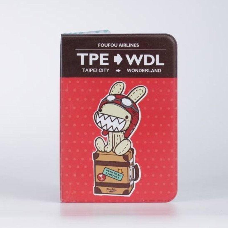 《Foufou》全彩护照套 - 旅行去 - 护照夹/护照套 - 其他材质 红色