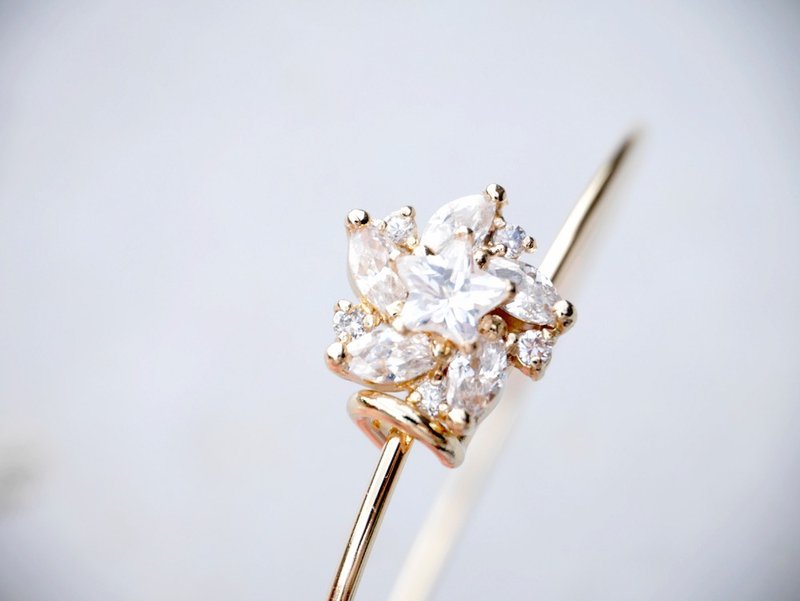 【HotSummer】结晶-轨迹系列  *手环 - 手链/手环 - 其他金属 金色