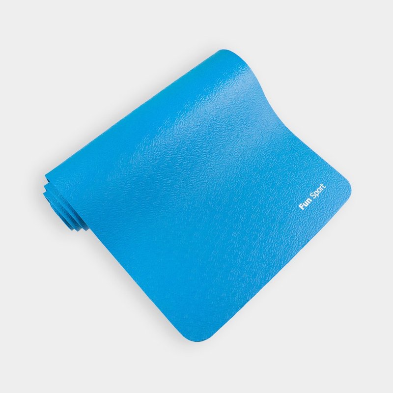 Fun Sport yoga爱动派厚瑜珈垫运动垫(10mm) (61精彩蓝)NBR材质★送背袋/yoga mat - 瑜珈垫 - 其他材质 蓝色