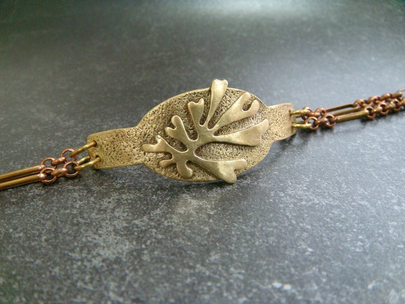 【StUdio】黄铜手链系列1 - 手链/手环 - 其他金属 黄色