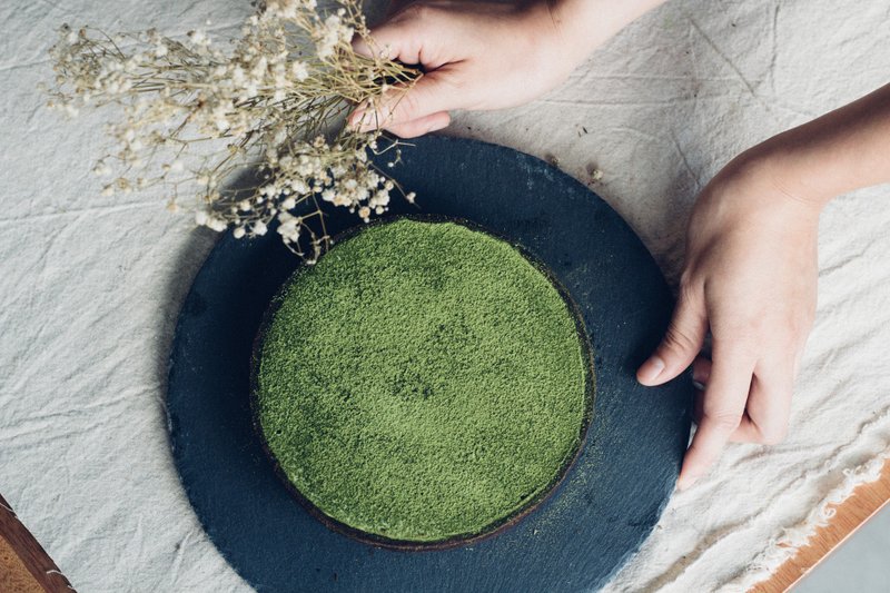 矢野园浓抹茶生乳酪塔 - 咸派/甜派 - 新鲜食材 绿色