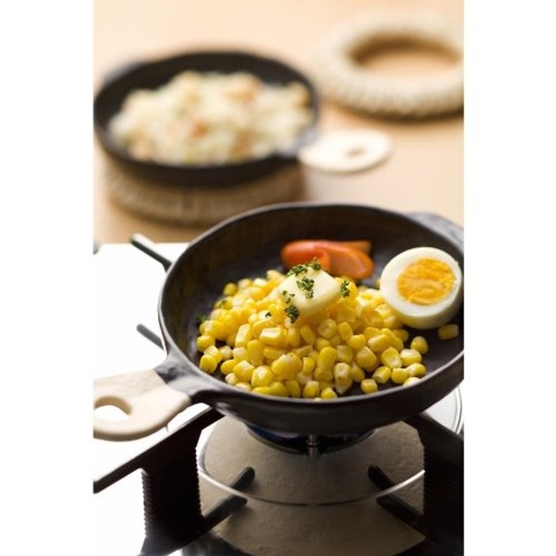 【In The Mood】日本京都 炎之器系列 平底锅皿2入组  (黑) - 浅碟/小碟子 - 其他材质 黑色