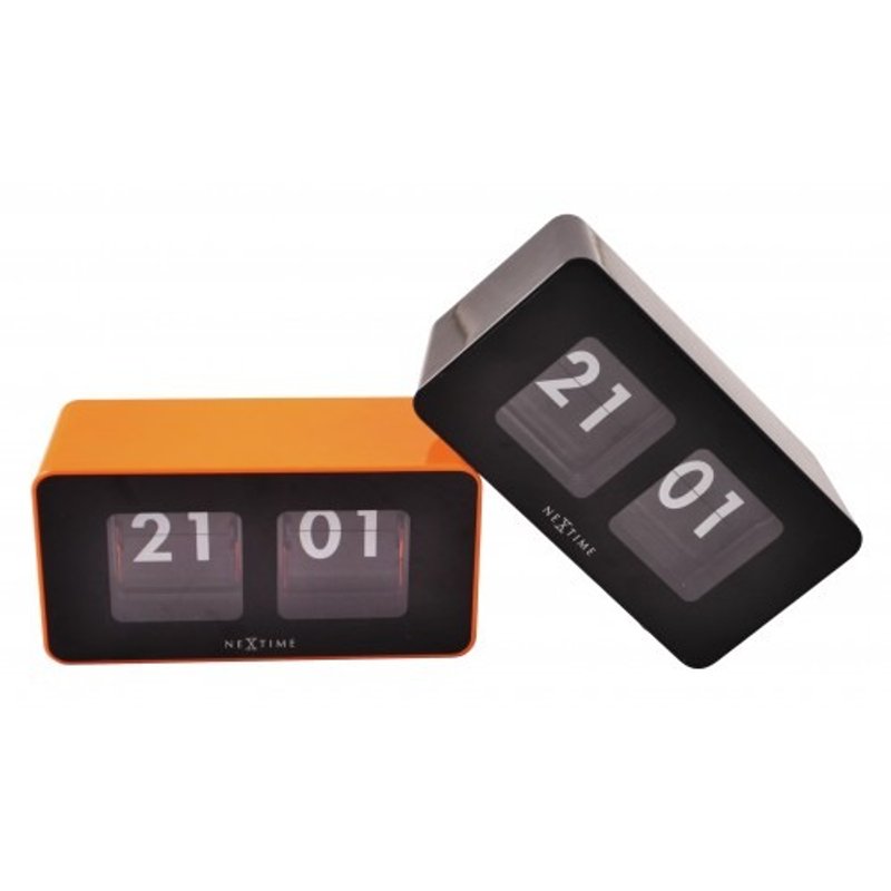 NeXtime - 翻页桌挂钟-橘 - 时钟/闹钟 - 塑料 