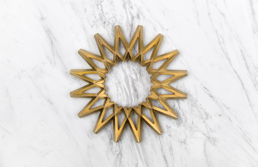 FUTAGAMI 铜铸 锅垫‘银河’ GINGA Brass Trivet - 锅具/烤盘 - 其他金属 金色