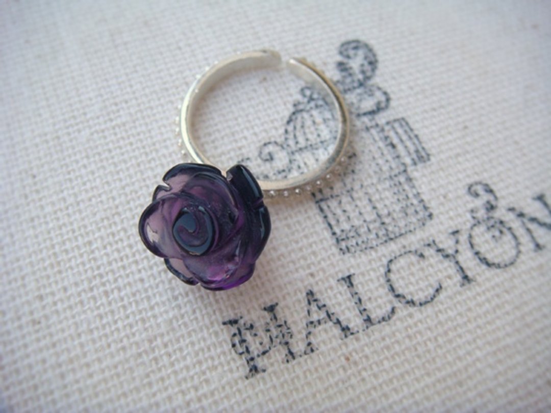 Summer Berry Rose Ring - 戒指 - 其他金属 
