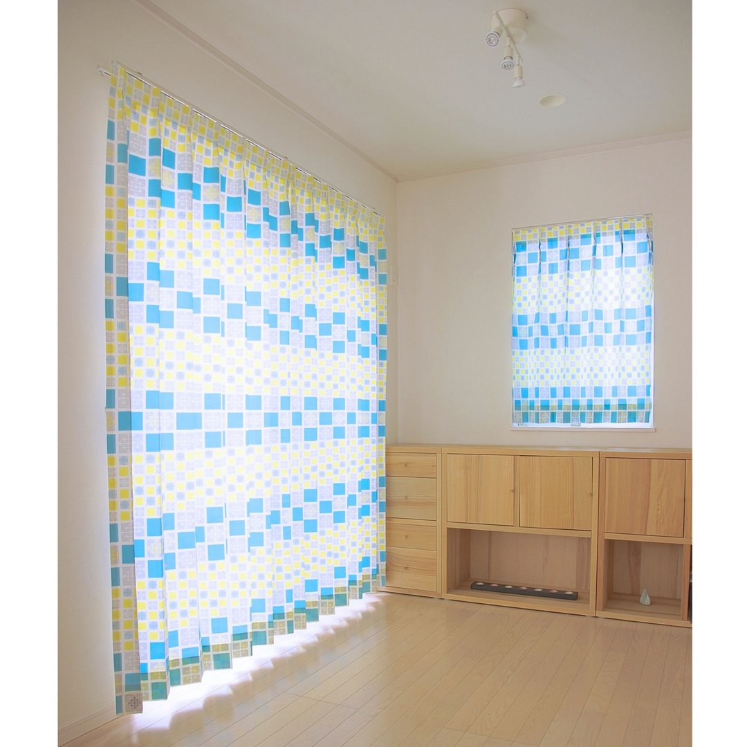 【Custom made】Curtains : Yuki (Yellow) - 门帘/门牌 - 棉．麻 黄色