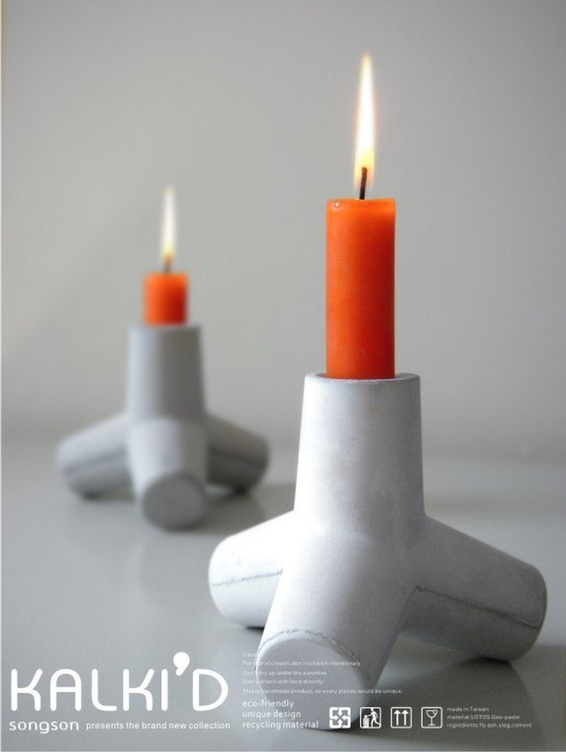KALKI'D亲水泥-【消波块 烛台】 - 其他 - 水泥 灰色