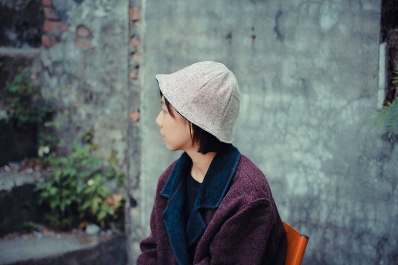 冬季毛料圆帽/绵羊(最后一顶) - 帽子 - 其他材质 白色