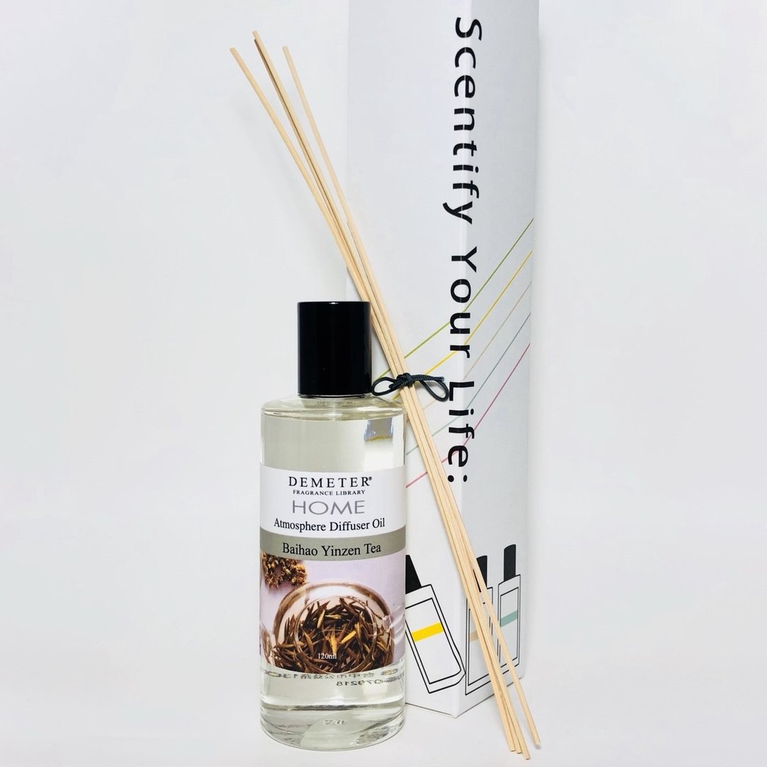 【Demeter气味图书馆】白毫银针茶 空间扩香精油 120ml - 香薰/精油/线香 - 玻璃 银色