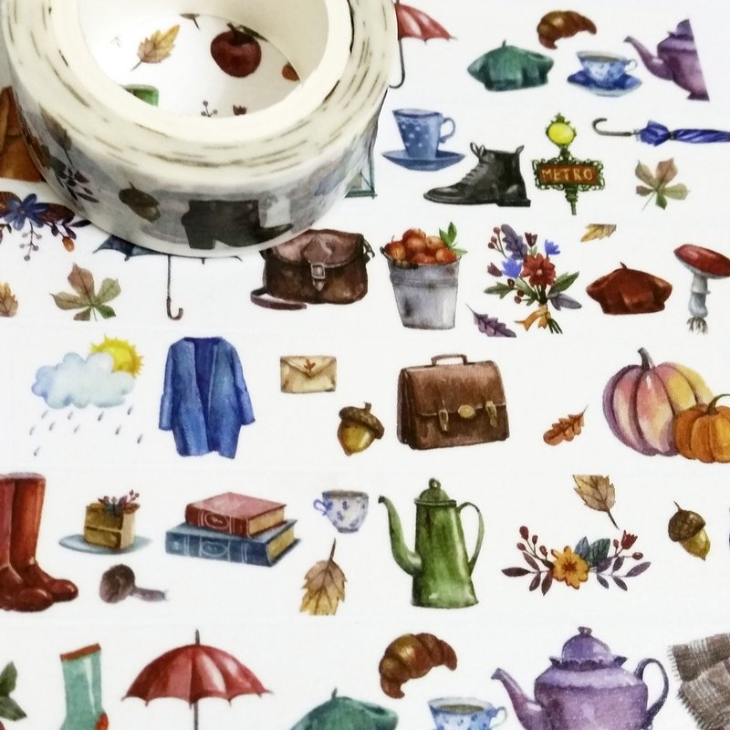 纸胶带 英伦秋冬 - 纸胶带 - 纸 