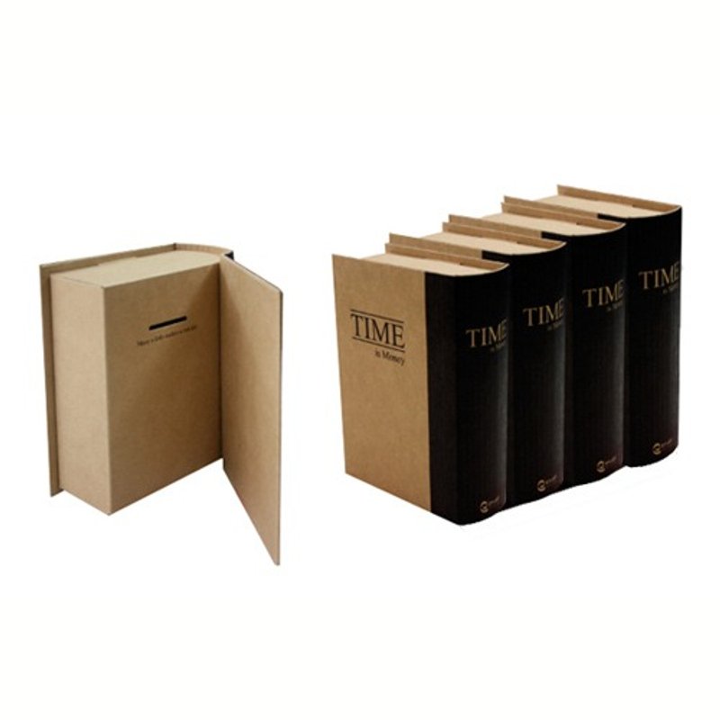 Golden Fortune Book(S) 黄金屋存钱筒(小) - 储蓄罐 - 纸 咖啡色