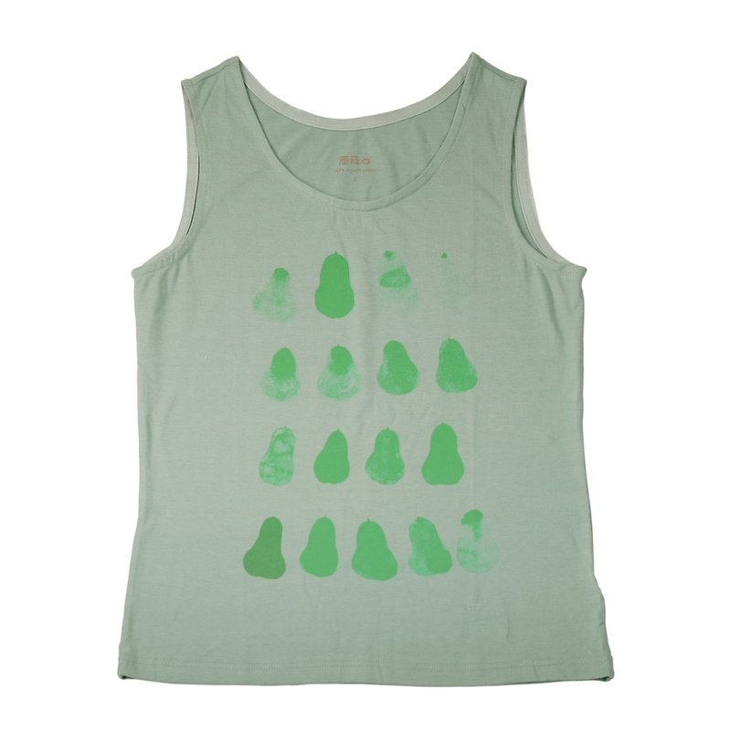 蘑菇mogu / 蜜风铃莲雾背心 - 女装背心 - 棉．麻 绿色