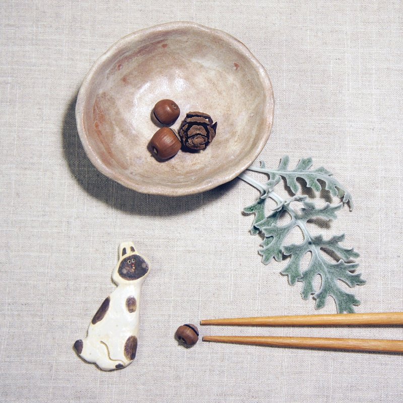 ［手感陶作］一只猫的生活态度 - 花瓶/陶器 - 瓷 多色