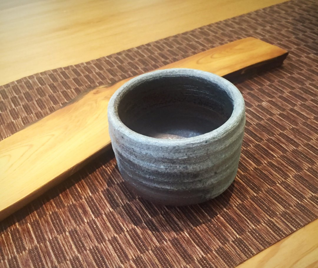 吴智仁 手作柴烧落灰茶杯(陶) - 茶具/茶杯 - 其他材质 灰色