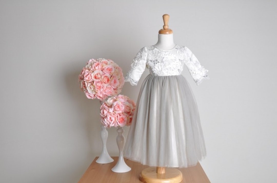 蕾丝手工订制花童礼服 - 其他 - 其他材质 白色