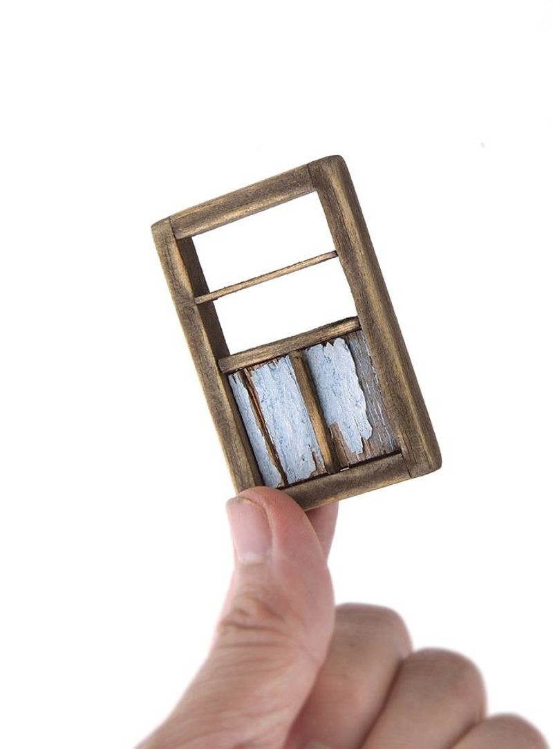 手工复古小小老门 - 木工/竹艺/纸艺 - 木头 咖啡色