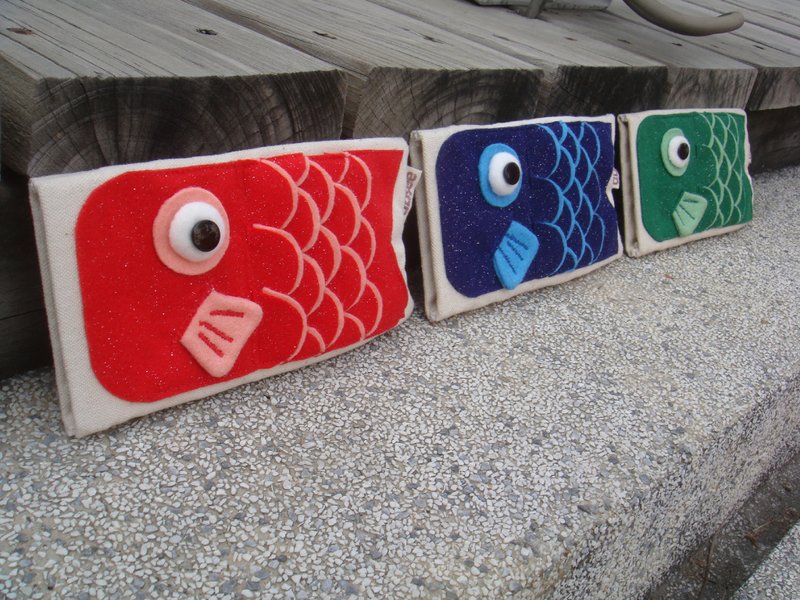 鲤鱼旗好好用笔袋/收纳袋 (单色三色订购区)│abbiesee礼 物 店 - 铅笔盒/笔袋 - 其他材质 多色