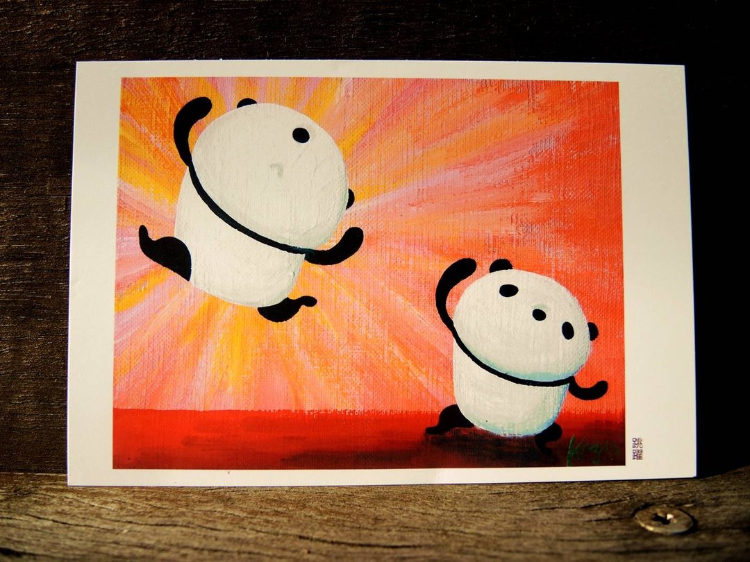 Postcard--Leap - 卡片/明信片 - 纸 多色